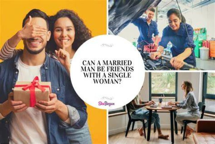 Can a married man be friends with a single woman?