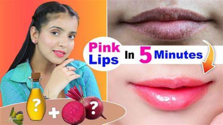 Can olive oil make lips pink?