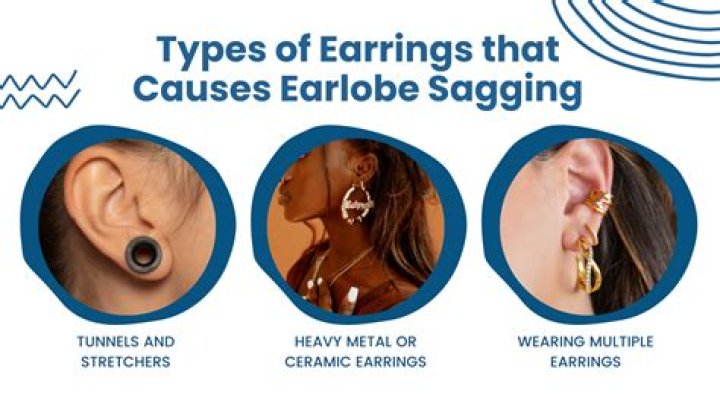 Do earrings make your ears sag?