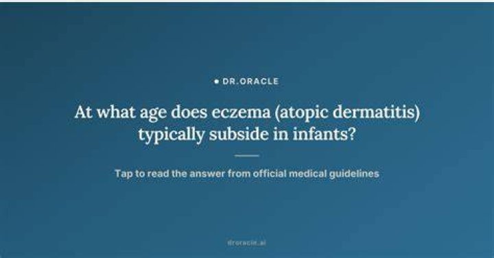 Does eczema improve with age?