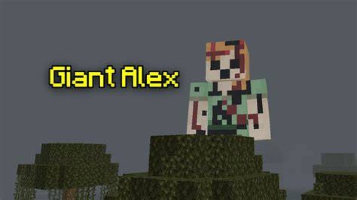 How do you spawn a giant Alex in Minecraft?