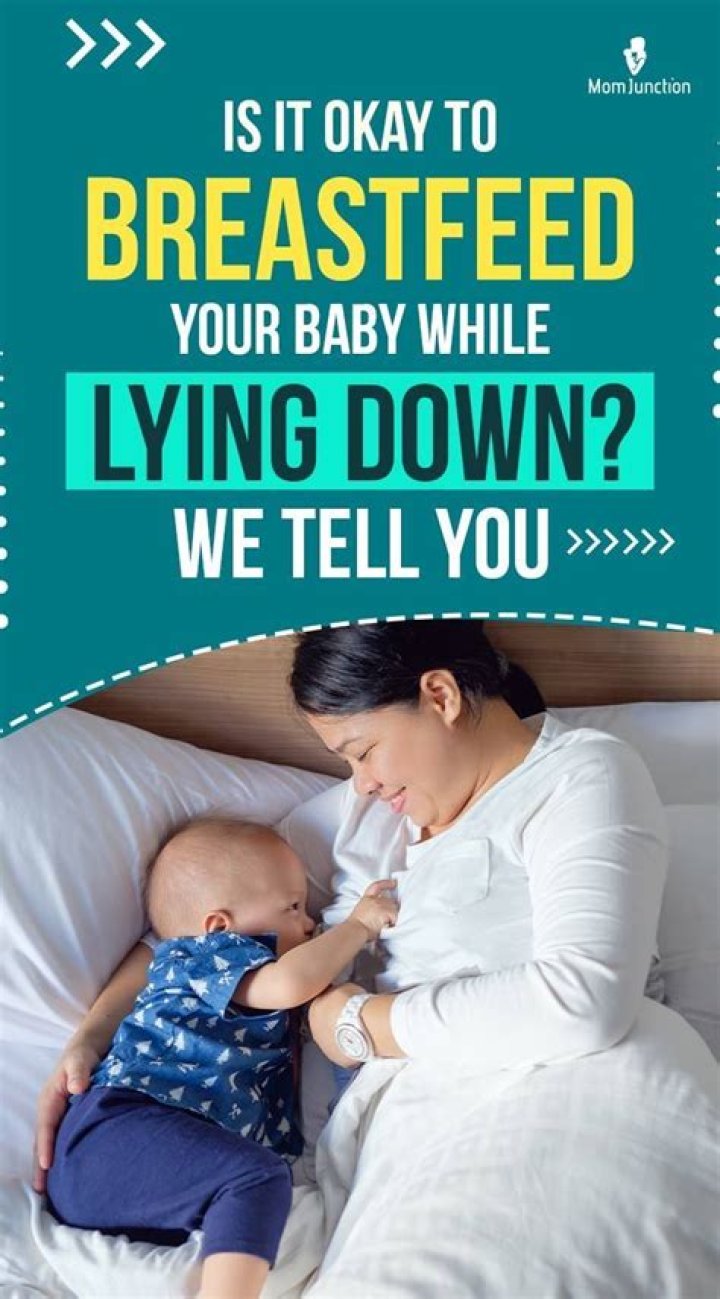 Is it OK to breastfeed a baby lying down?
