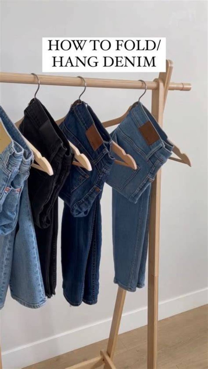 Should I hang or fold jeans?