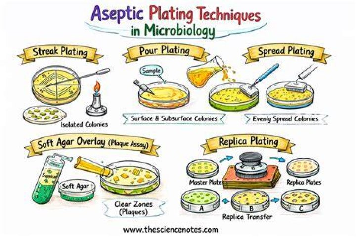 What are the aseptic techniques in microbiology?