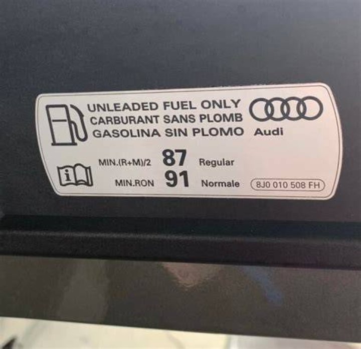 What gas does Audi take?