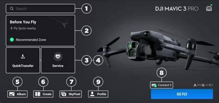 What is the DJI fly app?