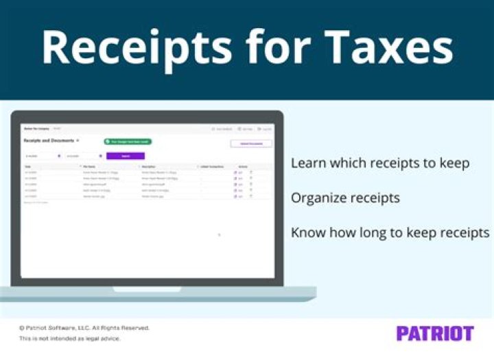 What receipts should I keep for business taxes?