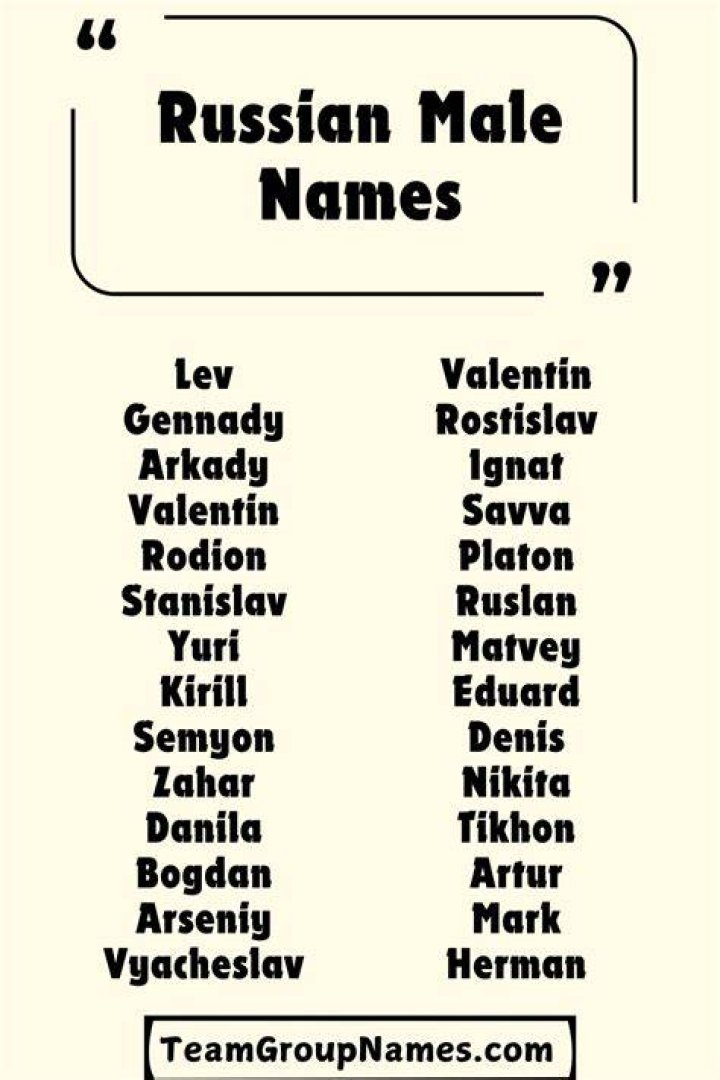 Why are Russian names so difficult?