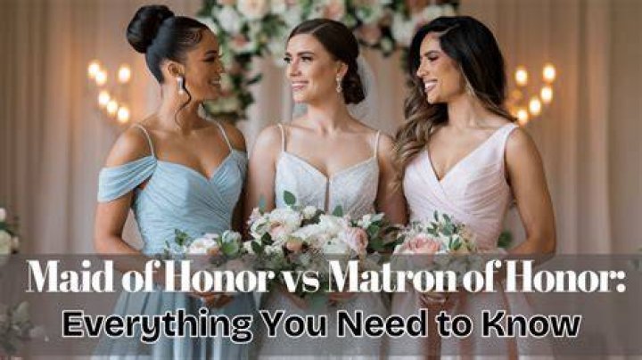 Why does the maid of honor walk alone?