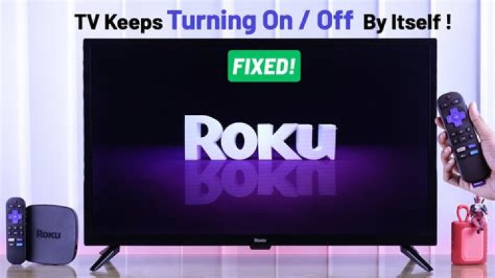 Why is my Roku TV turning off by itself?
